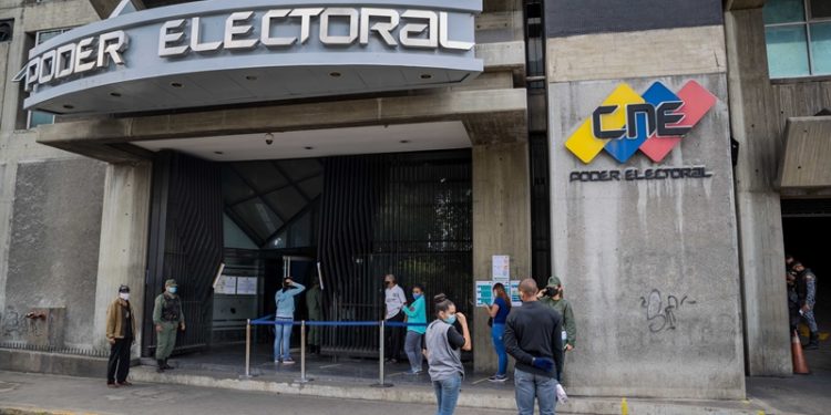 Venezolanos en el exterior exigen votar en elecciones presidenciales de 2024