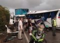 Nueve personas fallecidas y 20 heridos dejó fuerte choque de gandola con un autobús en Anzoátegui