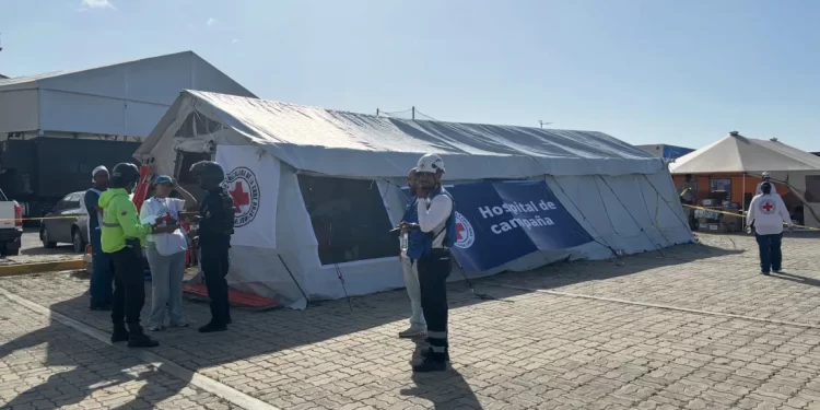 Naciones Unidas instaló tres hospitales de campaña en el estado La Guaira