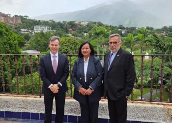 Barrett reunido con Dinorah Figuera: «Seguiremos apoyando esfuerzos en favor de una reconciliación política»