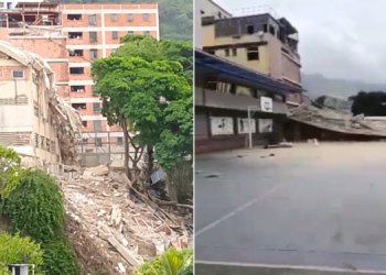 Colapsó infraestructura del Colegio San Judas Tadeo en La Pastora, en Caracas