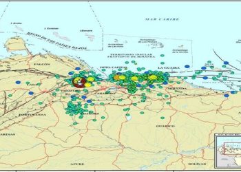 Funvisis: Se contabilizaron 1.341 eventos sísmicos desde el 24 de junio hasta el 17 de julio de 2026