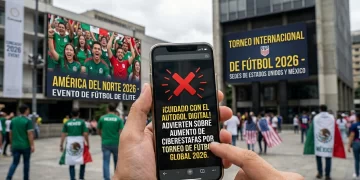 Advierten sobre aumento de ciberestafas por Mundial 2026