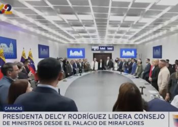 Delcy se reuniò con el Consejo de Ministros para planes de acción tras terremotos