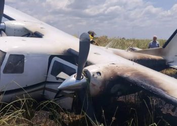 Cinco heridos tras colisión e incendio de avioneta en el aeropuerto de Ciudad Bolívar