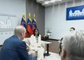 Delcy se reunió con ejecutivos de Chevron en Caracas