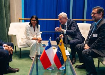 Delcy Rodríguez tras su reunión con José Antonio Kast en la ONU